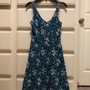 Francesca's Ditsy Fit & Flare Floral Dress